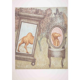 Enrico Benaglia, The Camel, Lithograph, 1990s For Sale