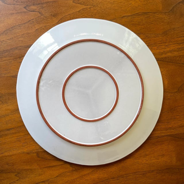 Rustic Glazed Terra Cotta Platter For Sale - Image 4 of 6