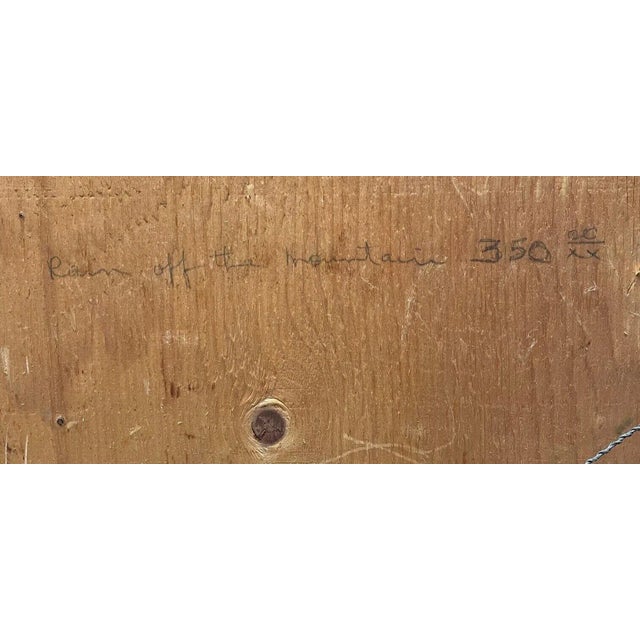 Mid-Century Modern 1975 Jack Sures 'Rain Off the Mountain' Earthenware Clay Plaque - Canada Master For Sale - Image 3 of 13