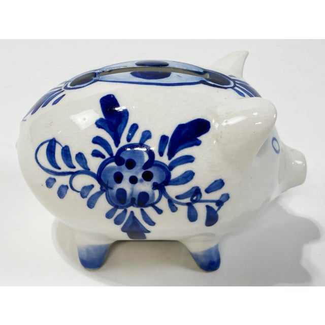 Mid 20th Century Delft Style Piggy Bank For Sale - Image 9 of 11