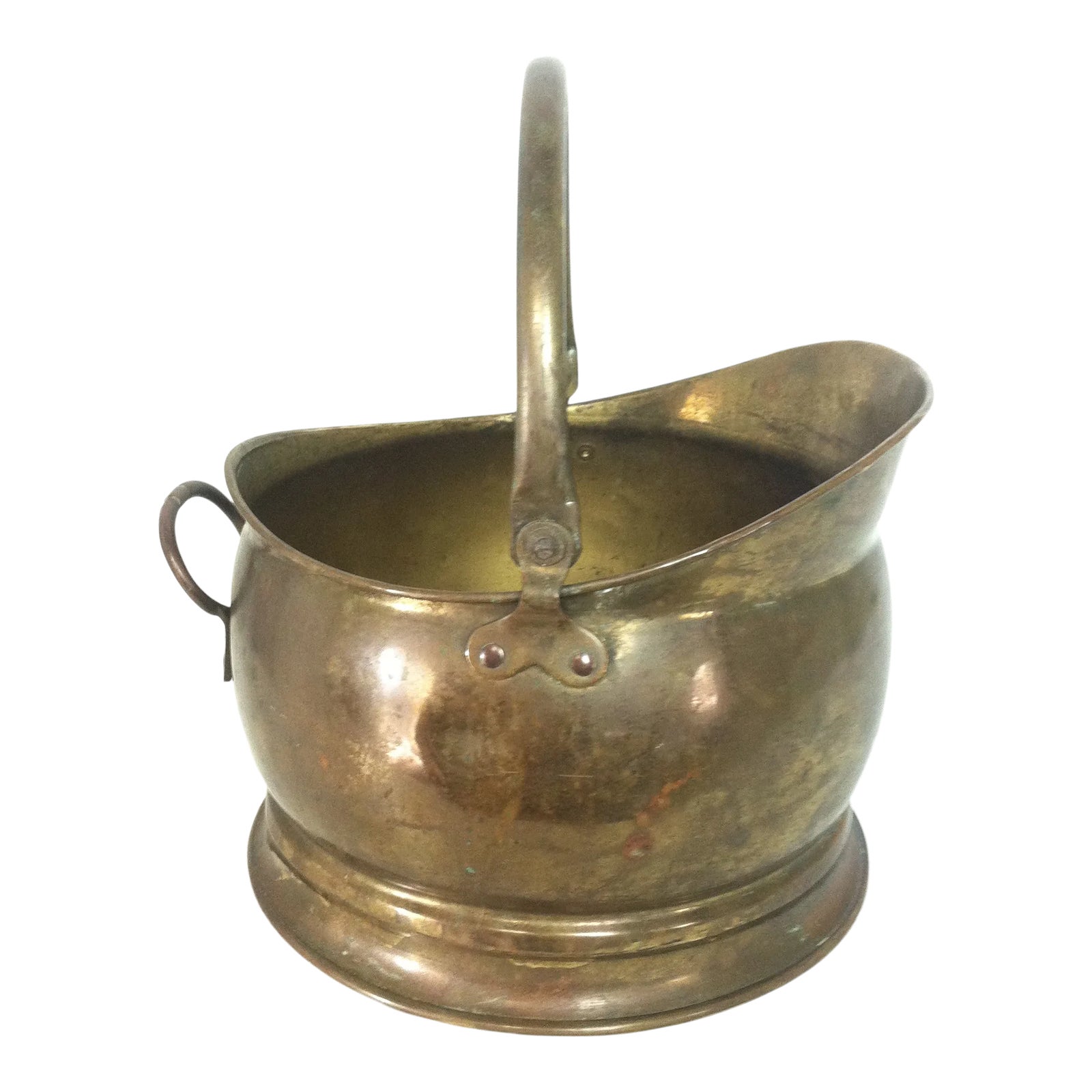 Mid 20th Century Brass Scuttle | Chairish