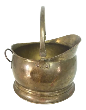 Mid 20th Century Brass Scuttle