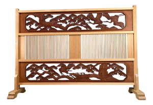 Vintage Japanese Room Divider, 1920s