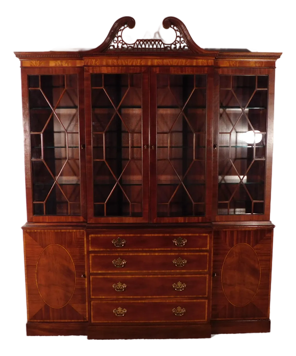 Vintage Baker Furniture Company China and Display Cabinets | Chairish