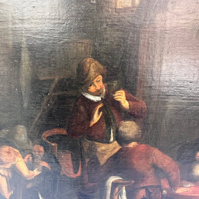 Dutch School, Genre Scene, 1800s, Oil on Board For Sale - Image 18 of 18