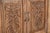 This Cabinet/Buffet constructed from Antique Indian Carved Door Panels and Reclaimed Wood features hand-carved antique...