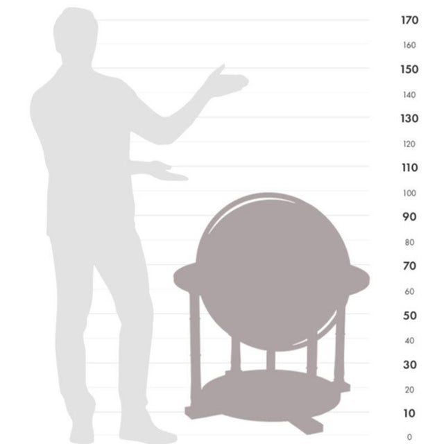 Aries Globe Bar by Zoffoli Mappamondi For Sale - Image 6 of 8