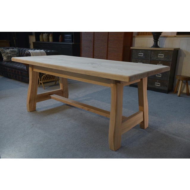 Elm Dining Room Table, 1960s For Sale - Image 17 of 17