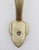 Art Deco Vintage Art Deco 10.375 In. Brass Thumb Latch Door Pull Handle For Sale - Image 3 of 6