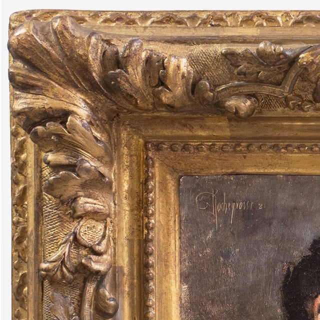Traditional 'Young Woman in Costume' by Georges Antoine Rochegrosse, 1881, Société Des Artistes Français For Sale - Image 3 of 12