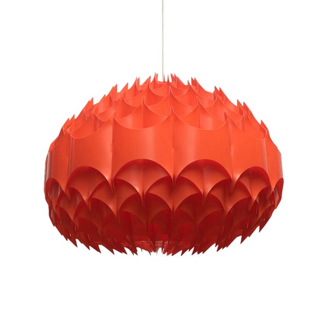 Mid-Century Rhythmik Pendant Lamp by Milanda Havlova for Vest Leuchten, Austria, 1960s For Sale