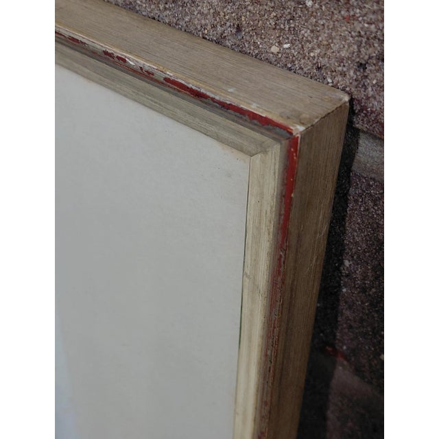 Framed Signed Akston "Puzzled" Oil on Paper For Sale - Image 10 of 10