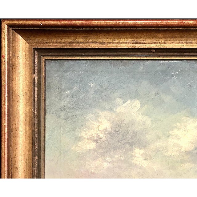 Traditional Decorative Wetlands Landscape After 19th-Century Dutch School For Sale - Image 3 of 12