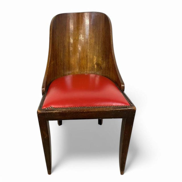 Art Deco Chairs by Kortrijkse Kunstwerkstede for for De Coene Frères, 1930s For Sale - Image 9 of 16