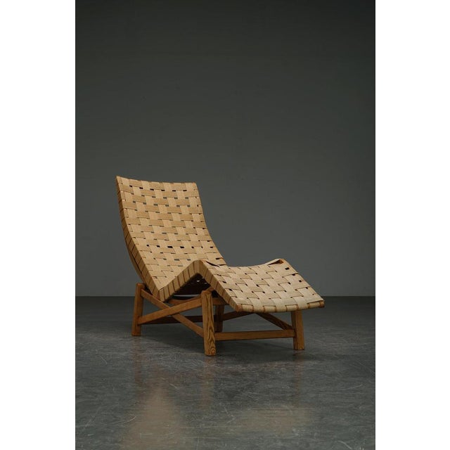 Mid-Century Modern Adjustable Chaise Longue For Sale - Image 10 of 18
