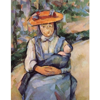 Paul Cezanne Little Girl Holding a Doll 1900 Giclee LTD Edition For Sale