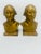 Rustic European Vintage George Washington Cast Iron Bookends For Sale - Image 3 of 6