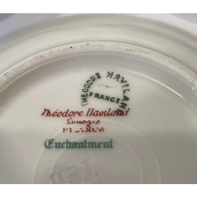 Ceramic Vintage French Faience Limoges Berry Bowls - Set of 6 For Sale - Image 7 of 7