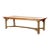 This is a Ralph Lauren style rustic ranch oak farm table by the La Lune Corporation. At 98 inches, this long, beautiful...