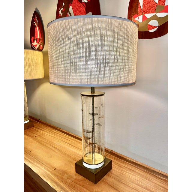 1950s 1950’s Atomic Cylinder Lamps - A Pair For Sale - Image 5 of 12