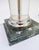 Metal Vintage Art Deco Table Lamps in Glass and Marble, 1940s For Sale - Image 7 of 12