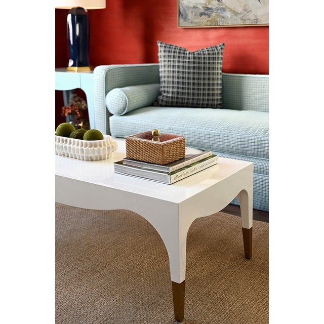 New special order item. Not vintage. The Medina coffee table brings refined elegance to any living space with its sleek...