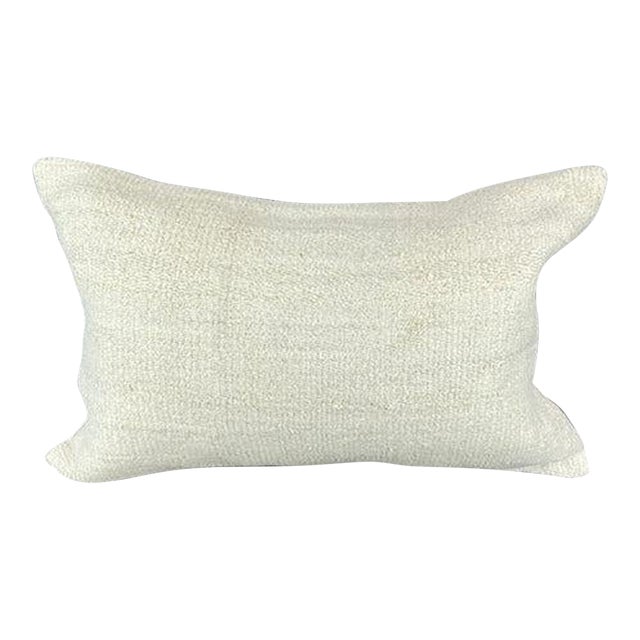 16 x 24 Hemp Pillow Turkish Cushion Natural White Pillow Cushion Cover For Sale