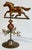 Vintage Brass and Copper Horse Motif Weathervane For Sale - Image 4 of 8