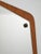 Danish Wall Mirror in Teak, 1960s For Sale - Image 4 of 7