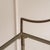 Wood Console Table with Swiveling Round Mirror For Sale - Image 7 of 9