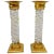 Early Glass and Ormolu Candlesticks For Sale