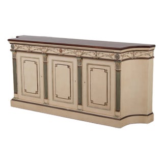 Ej Victor Painted Mahogany Sideboard Buffet For Sale