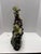 Chinoiserie Vintage Chinoiserie Asian Hardstone Grape Vine Sculpture on Carved Wood Base Statement Sculpture For Sale - Image 3 of 12
