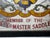 English Heraldic Equestrian Trade Shop Sign, Hand-Painted Double-Sided Saddlery J. Miles & Son For Sale - Image 12 of 15