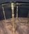 1960s Hollywood Regency or Late MCM Italian Brass and Glass Table For Sale In Philadelphia - Image 6 of 12
