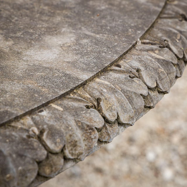 Stone Garden Table in Natural Stone For Sale - Image 7 of 8
