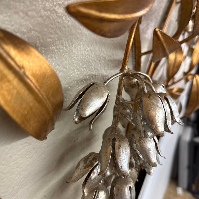 Ornamental & Decorative Materials Italian Regency Bound Flowering Limbs Wall Spray For Sale - Image 7 of 12