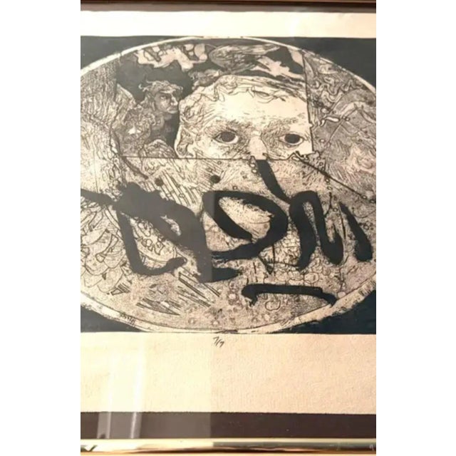 Sculpture Materials Vintage Mid Century Modern 1966 “Ritual Disc Iv” Signed Art by R. Dorset For Sale - Image 7 of 12