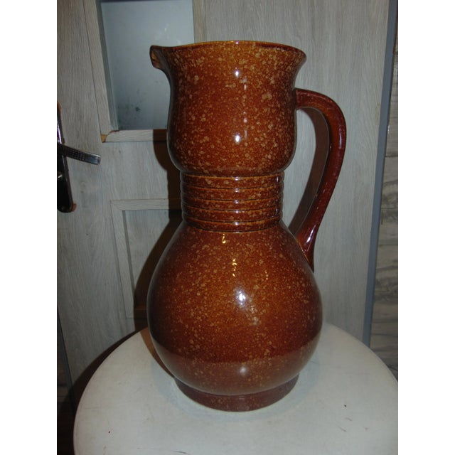 Vintage Polish Ceramic Vase For Sale - Image 6 of 6