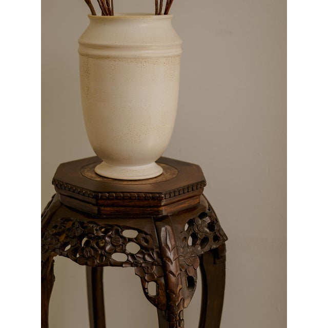Late 20th Century Vintage Ming Dynasty Style Pedestal Plant Stand For Sale - Image 9 of 10