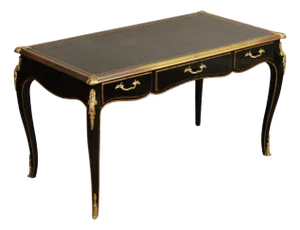 Baker Furniture Napoleon II Style Leather Top Writing Desk