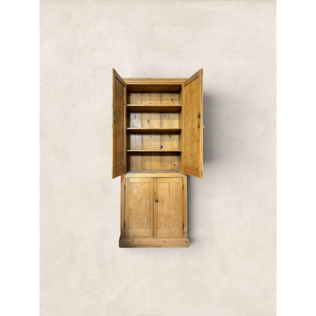 Built to feed a household and store a season's worth of provisions, this pantry cupboard has the kind of presence that...