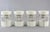A rare set of four Magazin ceiling lamps designed by Danish architect Vilhelm Wohlert for Louis Poulsen, Denmark, during...