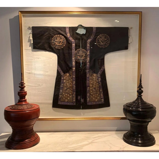 Antique Lacquer Offering Elm Bowl Southeast Asia For Sale - Image 9 of 11