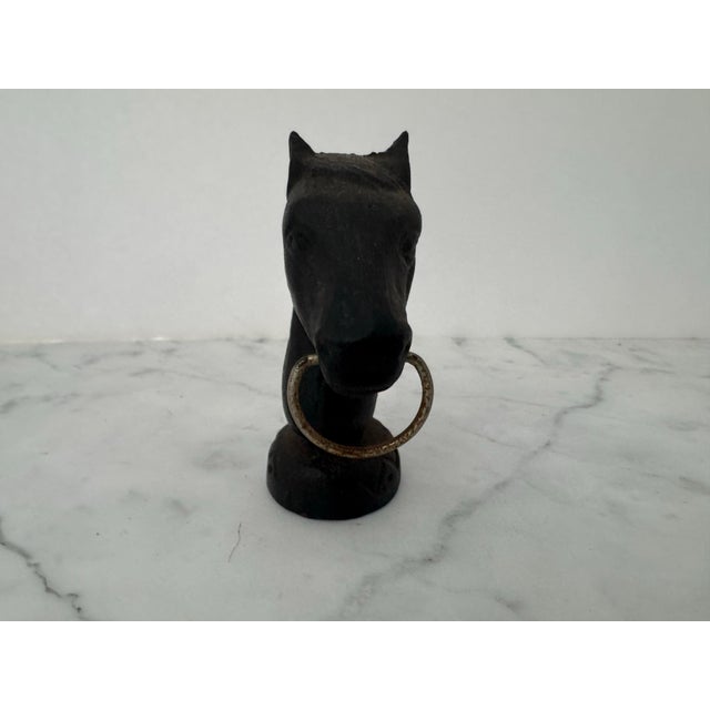 1970s Vintage Horse Paperweight For Sale - Image 5 of 5