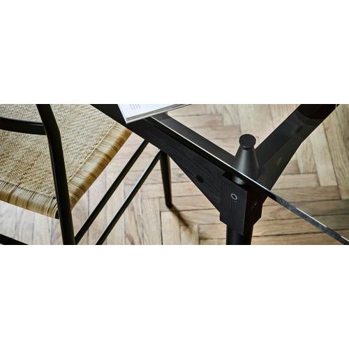 Tl3 Table in Black Dyed Wood and Glass by Franco Albini for Cassina For Sale - Image 6 of 9