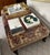 A vintage Turkish Anatolian rug stool featuring rich, gorgeous color and a truly one-of-a-kind design and layout. Resting...