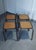 Set of 4 workshop, school, or factory stools by m u l l c a. practical and stackable. industrial style, with a distinctly...