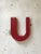 Vintage Industrial Metal Letter U For Sale - Image 6 of 6