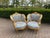 1940s 1940 European Louis XVI Gold Beech Sofa Set - 3 Pc For Sale - Image 5 of 18